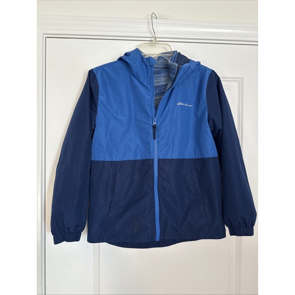 Eddie Bauer Blue 3-in-1 Lightweight Jacket YOUTH MEDIUM 10/12